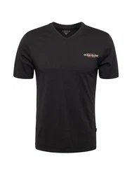 GUESS JEANS T-Shirt rot/schwarz/weiß