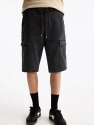 Pull&Bear Shorts anthrazit