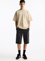 Pull&Bear Shorts anthrazit