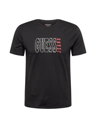T-Shirt knallrot / schwarz / wei