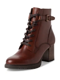 Šněrovací kozačky kaštanově hnědá