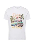 GUESS T-Shirt 'SUMMER CAR' trkis/gelb/schwarz/wei