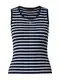 Tommy Jeans Top  tamno plava / bijela
