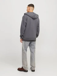 JACK & JONES Sweatjacke JJEBradley basaltgrau