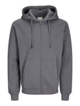 JACK & JONES Sweatjacke JJEBradley basaltgrau