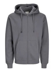 JACK & JONES Sweatjacke JJEBradley basaltgrau