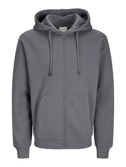 JACK & JONES Sweatjacke JJEBradley basaltgrau JACK & JONES Sweatjacke JJEBradley basaltgrau