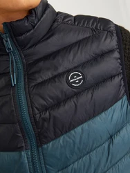 JACK & JONES Weste JJESprint petrol/schwarz
