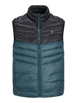 JACK & JONES Weste JJESprint petrol/schwarz JACK & JONES Weste JJESprint petrol/schwarz