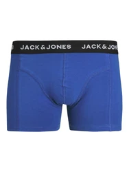 JACK & JONES Boxershorts (3-St) blau/navy/graumeliert/schwarz