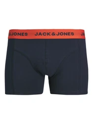JACK & JONES Boxershorts (3-St) blau/navy/graumeliert/schwarz