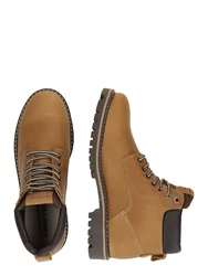 JACK & JONES Schnürboots 'JFWQueensway' senf/schwarz