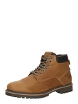 JACK & JONES Schnürboots 'JFWQueensway' senf/schwarz