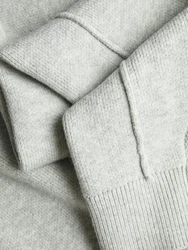 JACK & JONES Pullover JCOMAX hellgrau