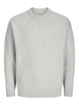 JACK & JONES Pullover JCOMAX hellgrau