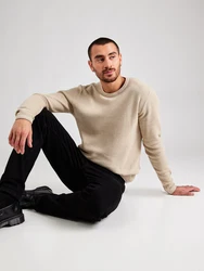 ONLY & SONS Rundhalspullover ONSEric (1-tlg) Khaki/Beige/Braun/Weiß