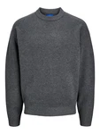 Jack & Jones Strickpullover OLLIE Dunkelgrau/Grau/Dunkelblau Jack & Jones Strickpullover OLLIE Dunkelgrau/Grau/Dunkelblau