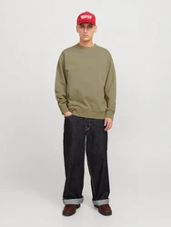 JACK & JONES Sweatshirt 'JJECharge' oliv