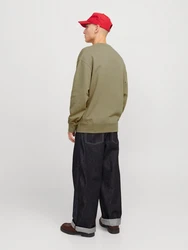 JACK & JONES Sweatshirt 'JJECharge' oliv