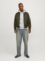 Jack & Jones Sweatshirt JJECHARGE SWEAT HOOD NOOS weiß
