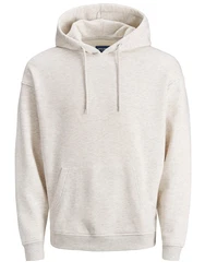 Jack & Jones Sweatshirt JJECHARGE SWEAT HOOD NOOS weiß