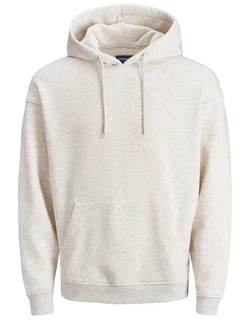 Jack & Jones Sweatshirt JJECHARGE SWEAT HOOD NOOS weiß