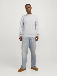 JACK & JONES Sweatshirt 'JJECharge' weimeliert