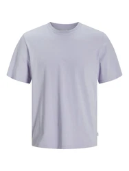 Jack & Jones T-Shirt JJEORGANIC BASIC TEE SS O-NECK NOOS pastelllila