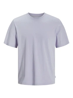 Jack & Jones T-Shirt JJEORGANIC BASIC TEE SS O-NECK NOOS pastelllila