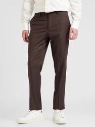 Jack & Jones Bügelfaltenhose Solaris dunkelbraun