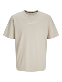 Jack & Jones T-Shirt JPRArchie JPRBLUARCHIE (1-tlg) kitt/rot/wei Jack & Jones T-Shirt JPRArchie JPRBLUARCHIE (1-tlg) kitt/rot/wei