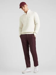 Jack & Jones Bügelfaltenhose Solaris weinrot