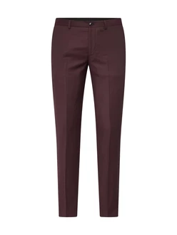 Jack & Jones Bügelfaltenhose Solaris weinrot