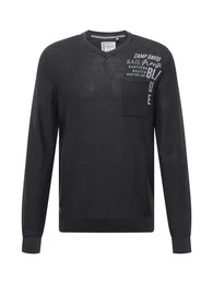 Pullover hellgrau / schwarz