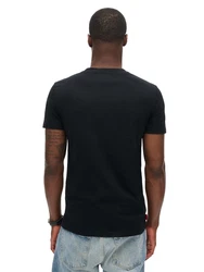 Superdry Rundhalsshirt ESSENTIAL CONTRAST EMB TEE schwarz/weiß