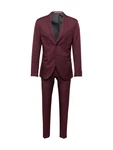 JACK & JONES Anzug JPRCOSTA weinrot