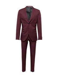 JACK & JONES Anzug JPRCOSTA weinrot