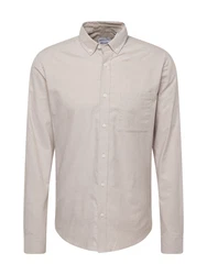 ONLY & SONS Langarmhemd ONSALVARO SLIM LS OXFORD SHIRT NOOS beige