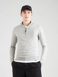 Indicode Troyer Pullover Ancona Grau/Hellgrau