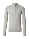 Indicode Troyer Pullover Ancona Grau/Hellgrau