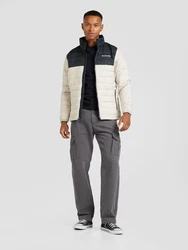 COLUMBIA Outdoorjacke 'Powder Lite II' hellgrau/schwarz