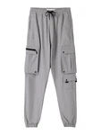 Bershka Hose Hellgrau/Grau