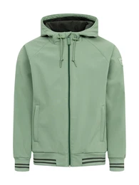 Funktionsjacke 'Helgoby' tanne / schwarz