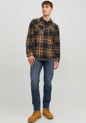 JACK & JONES Jeans Mike Comfort Fit Jeans Original JOS 411 blau