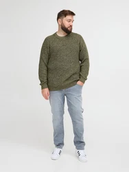 Blend Strickjacke Style BHBPullover oliv/hellgrn