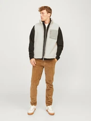 Jack & Jones Weste JORVESTERBRO stone/offwhite