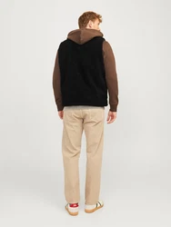Jack & Jones Weste JORVESTERBRO schwarz/weiß