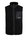 Jack & Jones Weste JORVESTERBRO schwarz/weiß