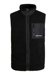 Jack & Jones Weste JORVESTERBRO schwarz/weiß