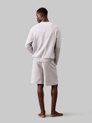 Calvin Klein Underwear Pyjamashorts grau/weiß
